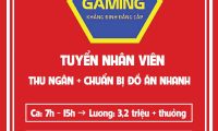 Tuyển nhân viên thu ngân kiêm nấu ăn – Quán Game Apex Tuyển nhân viên thu ngân kiêm nấu ăn – Quán Game Apex
