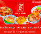 Tuyển nhân viên phục vụ bàn, thu ngân Tuyển nhân viên phục vụ bàn, thu ngân