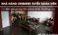 Tuyển nhân viên phục vụ, pha chế – Cửa hàng Oriberry Coffee Tuyển nhân viên phục vụ, pha chế – Cửa hàng Oriberry Coffee