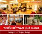 Tuyển nhân viên kế toán nội bộ – Hệ thống nhà hàng Lẩu Bò Trung Hoa Tuyển nhân viên kế toán nội bộ – Hệ thống nhà hàng Lẩu Bò Trung Hoa