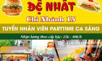 Tuyển nhân viên bán hàng – hệ thống bánh mỳ Đệ Nhất Tuyển nhân viên bán hàng – hệ thống bánh mỳ Đệ Nhất