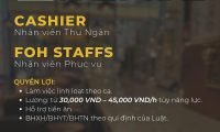 Tuyển nhân viên phục vụ, thu ngân – Nhà hàng Ấn Độ Maazi Tuyển nhân viên phục vụ, thu ngân – Nhà hàng Ấn Độ Maazi
