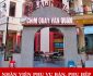Tuyển nhân viên phục vụ bàn, phụ bếp