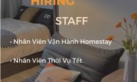 Tuyển nhân viên vận hành homestay – Mon Fiori Homestay