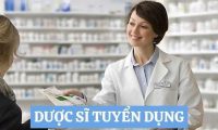Tuyển dược sĩ đứng bán tại quầy thuốc