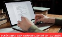 Tuyển nhân viên nhập liệu hồ sơ visa ca chiều tối