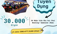 Tuyển nhân viên phục vụ – Trung tâm Powerbowl