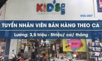 Tuyển nhân viên bán hàng theo ca – Hệ thống thời trang trẻ em Kid’s Club Tuyển nhân viên bán hàng theo ca – Hệ thống thời trang trẻ em Kid’s Club