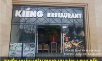Tuyển nhân viên phục vụ, pha chế – Nhà hàng Kiềng Restaurant Tuyển nhân viên phục vụ, pha chế – Nhà hàng Kiềng Restaurant