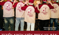 Tuyển nhân viên phục vụ bàn ca tối