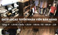 Tuyển nhân viên bán hàng – Shop Lucas Tuyển nhân viên bán hàng – Shop Lucas