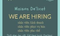 Tuyển nhân viên kinh doanh, phục vụ, pha chế – Chuỗi nhà hàng Maison De’licat Tuyển nhân viên kinh doanh, phục vụ, pha chế – Chuỗi nhà hàng Maison De’licat