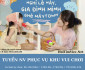 Tuyển nhân viên phục vụ khu vui chơi parttime linh động