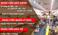 Tuyển nhân viên nhiều vị trí – Siêu thị mẹ & bé Nana’s House Tuyển nhân viên nhiều vị trí – Siêu thị mẹ & bé Nana’s House