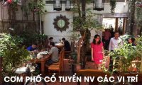 Tuyển nhân viên phục vụ, trưởng bàn – Nhà hàng cơm phố cổ Tuyển nhân viên phục vụ, trưởng bàn – Nhà hàng cơm phố cổ
