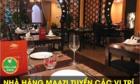 Tuyển nhân viên phục vụ, thu ngân, phụ bếp, tạp vụ – Nhà hàng Maazi Tuyển nhân viên phục vụ, thu ngân, phụ bếp, tạp vụ – Nhà hàng Maazi