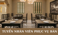 Tuyển nhân viên phục vụ ca linh hoạt- Nhà hàng Madam Tư Hồng Tuyển nhân viên phục vụ ca linh hoạt- Nhà hàng Madam Tư Hồng