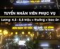 Tuyển nhân viên phục vụ , thu ngân – Nhà hàng Sơn Thiên Tuyển nhân viên phục vụ , thu ngân – Nhà hàng Sơn Thiên