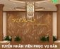 Tuyển nhân viên phục vụ – Nhà hàng Vũ Bảo Tuyển nhân viên phục vụ – Nhà hàng Vũ Bảo