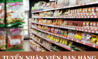 Tuyển nữ bán hàng siêu thị theo ca