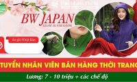 Tuyển nhân viên bán hàng – Shop thời trang BW Japan Tuyển nhân viên bán hàng – Shop thời trang BW Japan