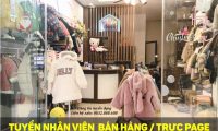 Tuyển nhân viên bán hàng và trực Fanpage Tuyển nhân viên bán hàng và trực Fanpage