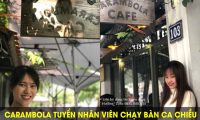 Tuyển nhân viên chạy bàn ca chiều – Carambola coffee Tuyển nhân viên chạy bàn ca chiều – Carambola coffee