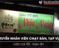 Tuyển nhân viên phục vụ, tạp vụ – Quán Nhậu Nướng Tú Mỡ Tuyển nhân viên phục vụ, tạp vụ – Quán Nhậu Nướng Tú Mỡ