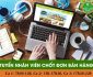 Tuyển nhân viên bán hàng – Shop phụ kiện đa năng Tuyển nhân viên bán hàng – Shop phụ kiện đa năng