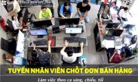 Tuyển nhân viên chốt đơn bán hàng – Shop online Tuyển nhân viên chốt đơn bán hàng – Shop online