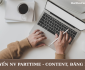 Tuyển nhân viên content đăng bài parttime