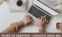 Tuyển nhân viên content đăng bài parttime