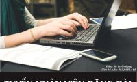 Tuyển nhân viên đăng bài, làm việc trên máy tính Tuyển nhân viên đăng bài, làm việc trên máy tính