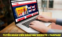 Tuyển nhân viên đăng bài website, fanpage – Công ty online Tuyển nhân viên đăng bài website, fanpage – Công ty online