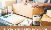 Tuyển nhân viên đóng gói parttime ca tuỳ chọn hoặc fulltime