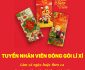 Tuyển nhân viên đóng gói sản phẩm lì xì Tuyển nhân viên đóng gói sản phẩm lì xì