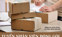 Tuyển nhân viên đóng gói quần áo theo ca Tuyển nhân viên đóng gói quần áo theo ca