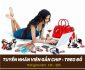 Tuyển nhân viên gắn chip, treo đồ – Shop Vely Tuyển nhân viên gắn chip, treo đồ – Shop Vely
