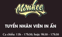 Tuyển thợ phụ cho công việc in ấn , thợ phụ trách máy ép nhiệt sản phẩm – Cửa hàng in lưới Monkee Tuyển thợ phụ cho công việc in ấn , thợ phụ trách máy ép nhiệt sản phẩm – Cửa hàng in lưới Monkee