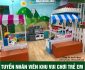 Tuyển nhân viên khu vui chơi và pha chế – Khu Vui Chơi & Cafe Khu Vườn Hạnh Phúc Tuyển nhân viên khu vui chơi và pha chế – Khu Vui Chơi & Cafe Khu Vườn Hạnh Phúc