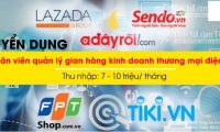 Tuyển nhân viên gian hàng điện tử, nhân viên kho – Shop online Tuyển nhân viên gian hàng điện tử, nhân viên kho – Shop online
