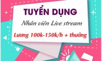 Tuyển nhân viên livestream – Shop Thời Trang 2Hand Tuyển nhân viên livestream – Shop Thời Trang 2Hand