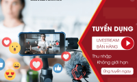 Tuyển nhân viên livestream bán hàng sim số đẹp Tuyển nhân viên livestream bán hàng sim số đẹp