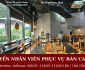 Tuyển nhân viên phục vụ bàn cafe parttime, fulltime