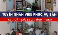 Tuyển nhân viên phục vụ – Quán Ngan 3B Tuyển nhân viên phục vụ – Quán Ngan 3B