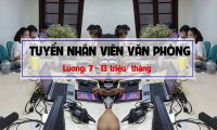Tuyển nhân viên văn phòng lương 7 – 10 triệu – Công ty NSDMEDIA Tuyển nhân viên văn phòng lương 7 – 10 triệu – Công ty NSDMEDIA