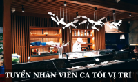 Tuyển nữ sinh viên phục vụ, pha chế quầy bar ca tối