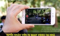 Tuyển nhân viên quay video tại nhà – Youtuber Tuyển nhân viên quay video tại nhà – Youtuber