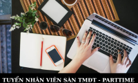 Tuyển nhân viên part time thương mại điện tử