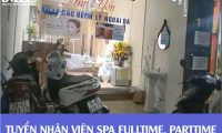 Tuyển nhân viên spa fulltime, parttime không yêu cầu kinh nghiệm Tuyển nhân viên spa fulltime, parttime không yêu cầu kinh nghiệm
